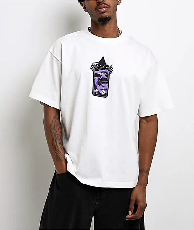ShittyBoyz Dog Shit Militia BabyTron Scan Wizard White T-Shirt