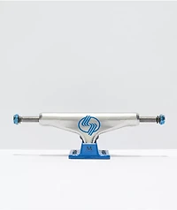Silver M Class 8.0" Blue & Polished Silver  Skateboard Truck