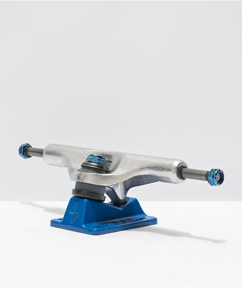 Silver M Class Blue & Polished Silver 8.5" Skateboard Truck