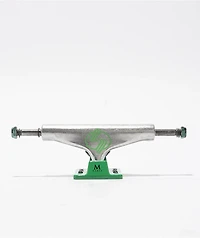 Silver M-Class Hollow Polished Silver & Green 7.75" Skateboard Truck