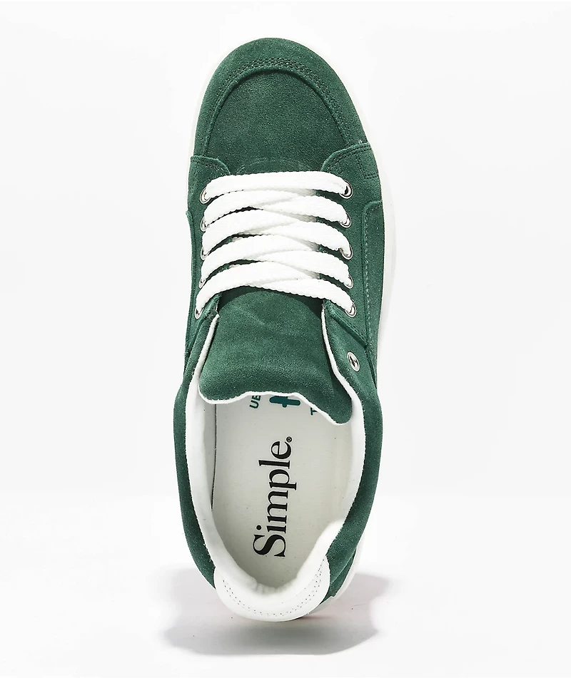 Simple OS Standard Issue Forest Green Skate Shoes