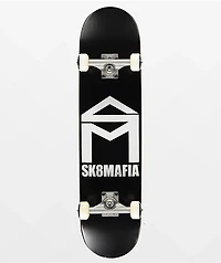 Sk8mafia House Logo Black 7.75" Skateboard Complete