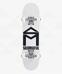 Sk8mafia House Logo White 6.0" Micro Skateboard Complete
