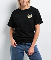 Skate Like A Girl x Santa Cruz Unisex Black T-Shirt