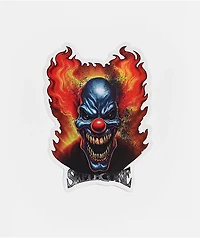 Skelecore Clown Fire Sticker