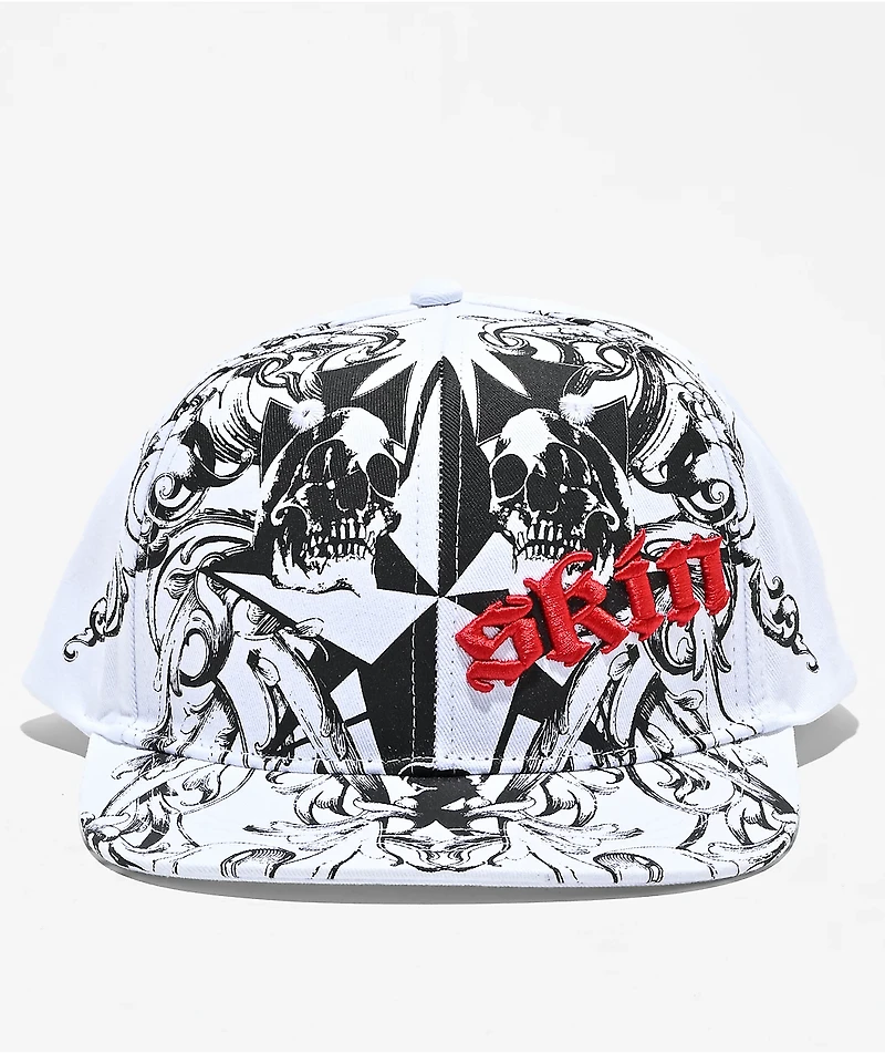 Skin Industries Apocalypse White Snapback Hat