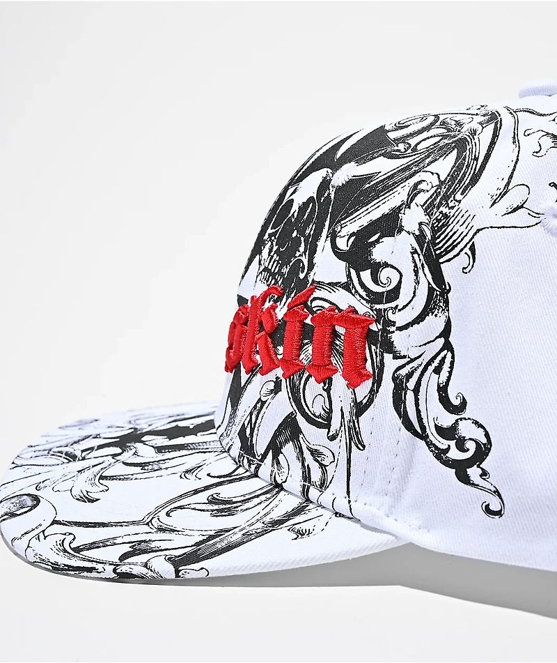 Skin Industries Apocalypse White Snapback Hat