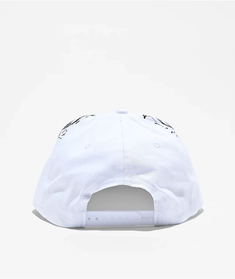 Skin Industries Apocalypse White Snapback Hat