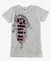 Skin Industries Cascade White Crop Burnout T-Shirt