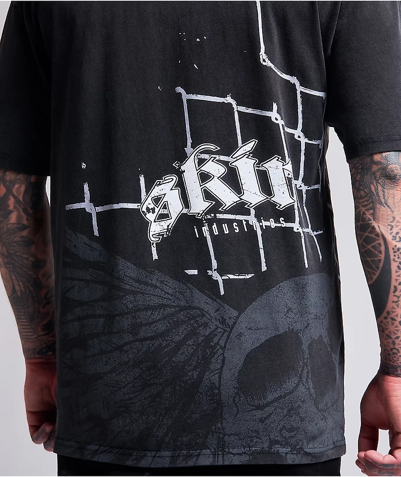 Skin Industries Reckoning Vintage Black T-Shirt