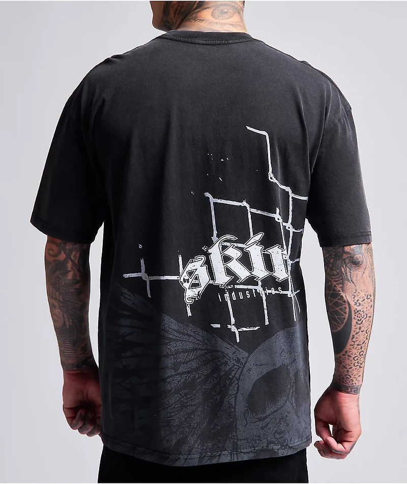 Skin Industries Reckoning Vintage Black T-Shirt