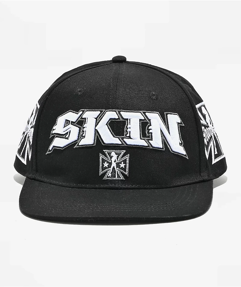 Skin Industries Rumbler Black Snapback Hat