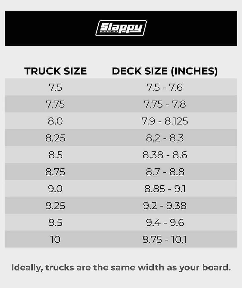 Slappy ST1 Hollow 9.0" Polished Skateboard Truck