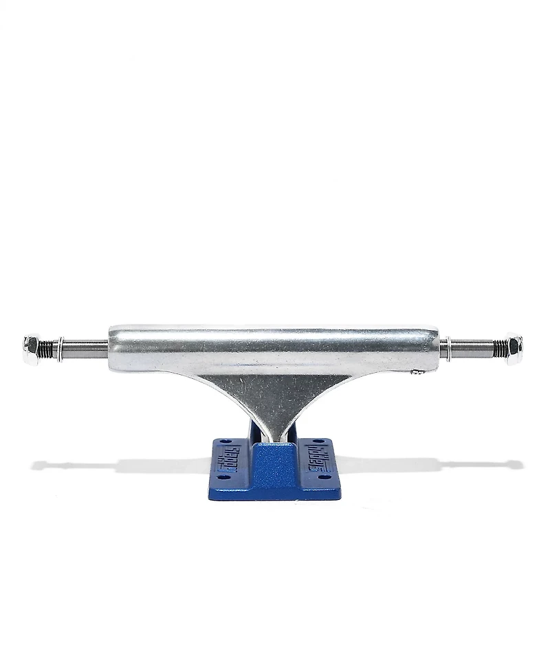 Slappy ST1 Inverted Hollow Lights 8.0" Silver & Blue Skateboard Truck