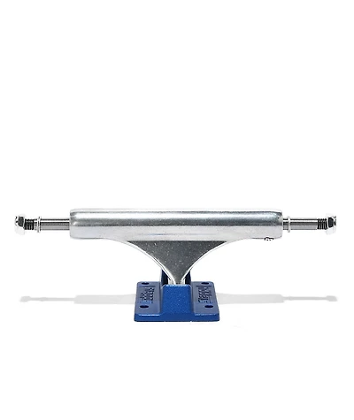 Slappy ST1 Inverted Hollow Lights 8.0" Silver & Blue Skateboard Truck