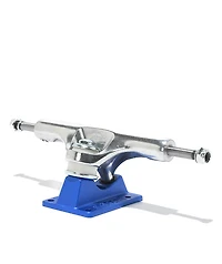 Slappy ST1 Inverted Hollow Lights 8.25" Silver & Blue Skateboard Truck