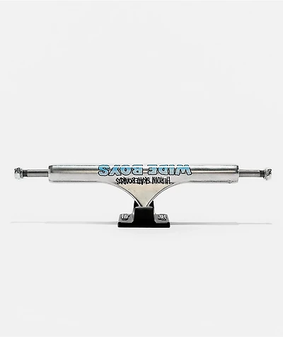 Slappy x Heroin ST1 Wide Boys Hollow 10.5" Silver & Black Truck