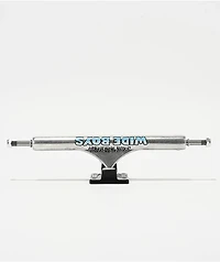 Slappy x Heroin ST1 Wide Boys Hollow 11.0" Silver & Black Truck