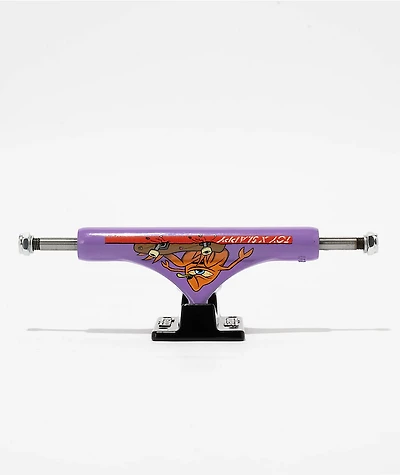 Slappy x Toy Machine ST1 Hollow Lights 8.25" Purple & Black Skateboard Truck