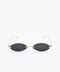 Sledge Hammer Black Mini Frameless Sunglasses