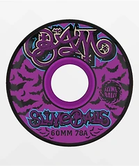 Slime Balls Bam Guest 60mm 78a Black Cruiser Skateboard Wheels