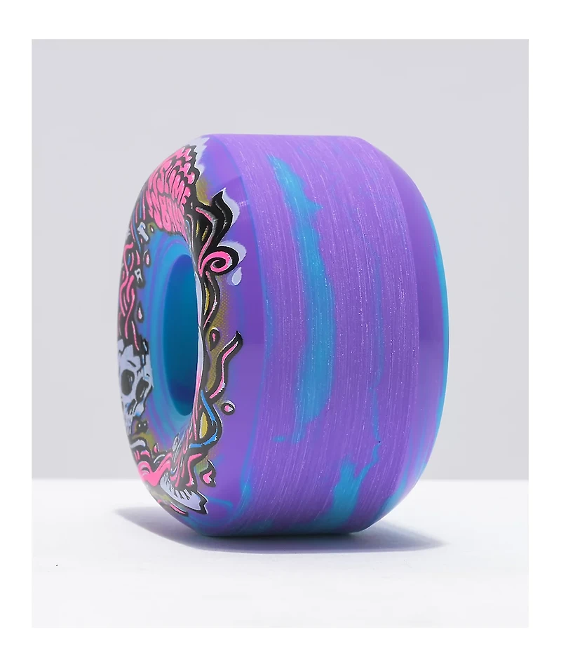 Slime Balls Brains Speed Balls 54mm 99a Blue & Purple Skateboard Wheels