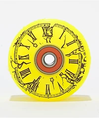 Slime Balls Grabke Exploding Clock Light Ups LED Blacklight 60mm 78a Neon Yellow Cruiser Wheels