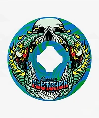 Slime Balls Greyson Vomit Mini 56mm 99a Blue & Green Swirl Skateboard Wheels