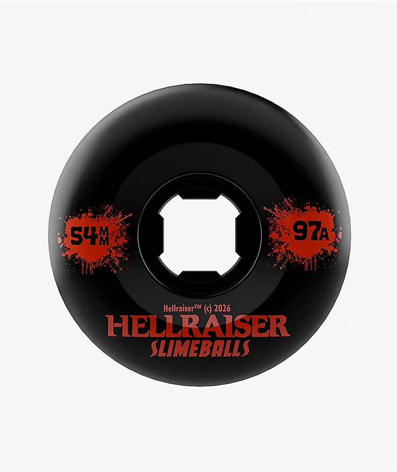 Slime Balls Hellraiser Pinhead 54mm 97a Cruiser Skateboard Wheels