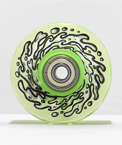 Slime Balls Light Ups  60mm 78a Green Cruiser Wheels
