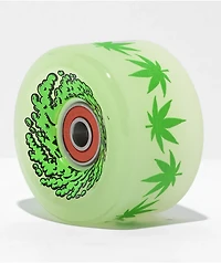 Slime Balls Light Ups 60mm 78a LED & Glow In the Dark Green Cruiser Skateboard Wheels