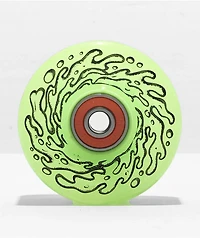 Slime Balls Light Ups LED 60mm 78A Green Glitter Cruiser Skateboard Wheels