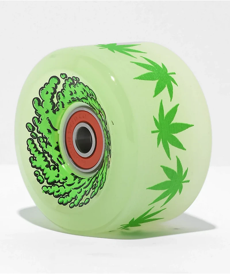 Slime Balls Light Ups LED 60mm 78a OG Green Cruiser Skateboard Wheels