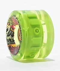 Slime Balls Light Ups LED Angler OG 66mm 78a Clear Neon Green Cruiser Wheels