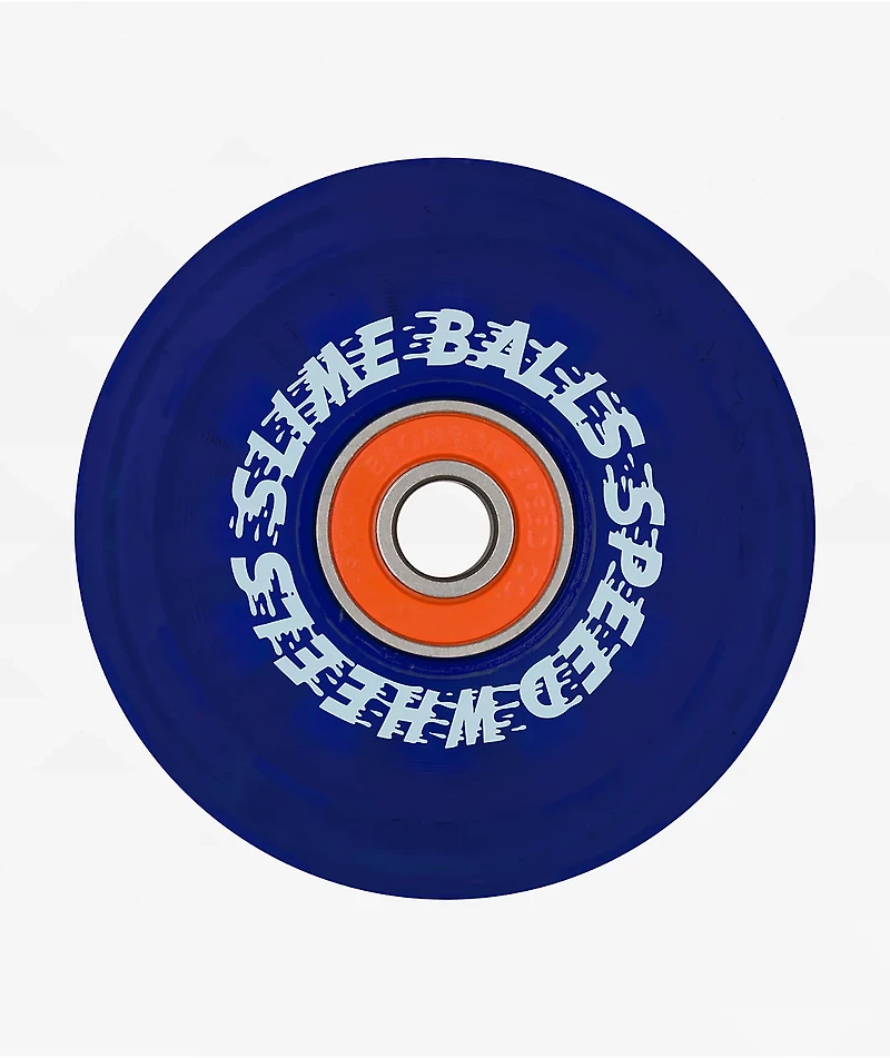 Slime Balls Light Ups LED Cafe 66mm 78a Ice Blue Cruiser Skateboard Wheels