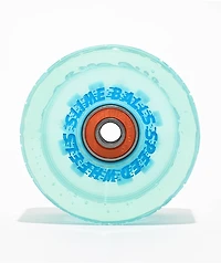 Slime Balls Light Ups LED Chrome Surfer OG 66mm 78a Clear Blue Cruiser Skateboard Wheels
