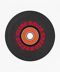 Slime Balls Light Ups LED Flame 66mm 78a Black Cruiser Skateboard Wheels