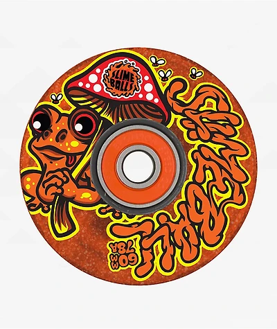 Slime Balls Light Ups LED Frog Trips 66mm 78a Orange Cruiser Skateboard Wheels