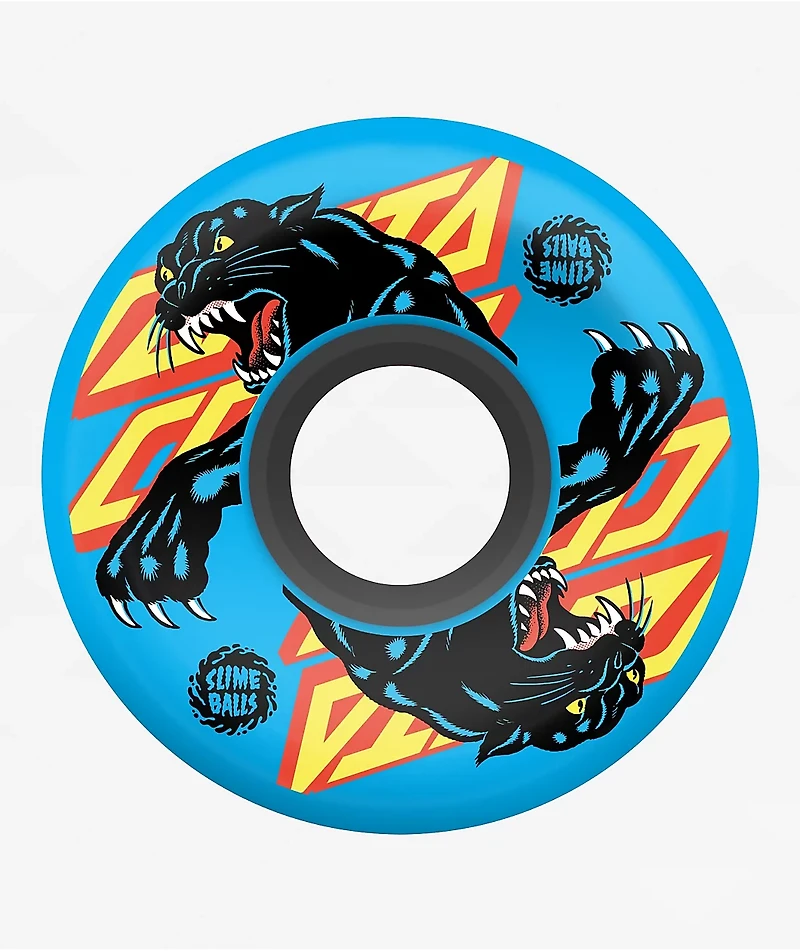 Slime Balls Natas Reissue 60mm 78a Blue Cruiser Skateboard Wheels