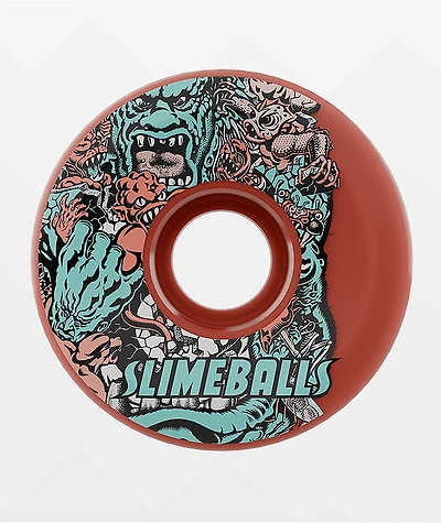 Slime Balls Roskopp Five Reissue 60mm 78a Red Cruiser Skateboard Wheels