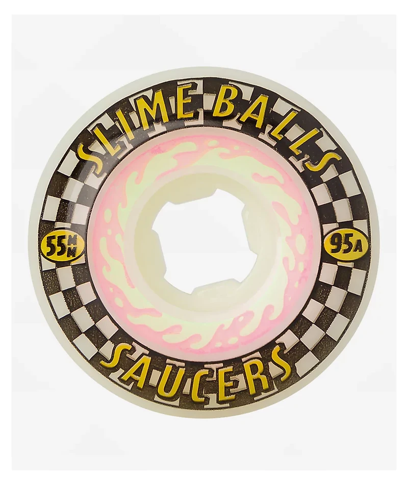 Slime Balls Saucers 55mm 95a Skateboard Wheels