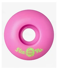 Slime Balls Snot Rockets 54mm 95a Pastel Pink Skateboard Wheels
