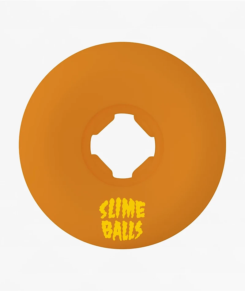 Slime Balls Templeton Vomit Mini 54mm 95a Orange Skateboard Wheels