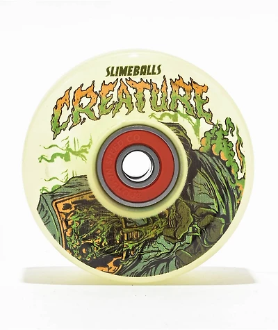 Slime Balls x Creature Atomic Light Ups 60mm LED & Glow In the Dark Cruiser Wheels