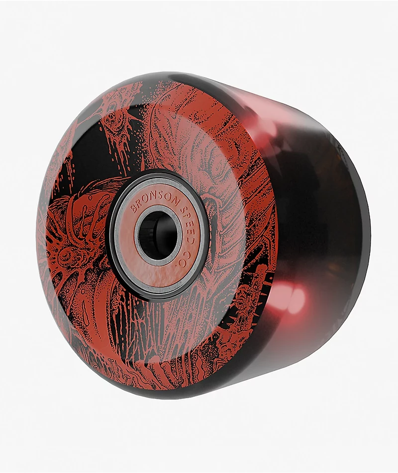 Slime Balls x Hellraiser Light Ups LED Coven 60.5mm 78a Black Cruiser Skateboard Wheels
