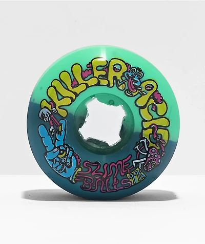 Slime Balls x Killer Acid 50-50 54mm 99a Green Skateboard Wheels