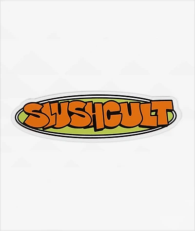 Slushcult Oval Logo Sticker