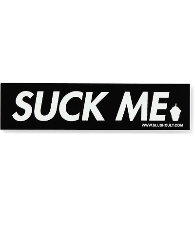 Slushcult Suck Me Logo Sticker