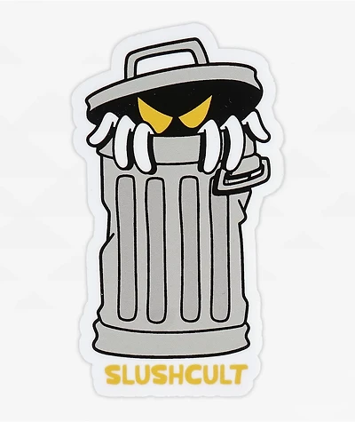Slushcult Trashcan Sticker