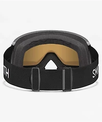 Smith Frontier Black & Green Sol-X Mirror Snowboard Goggles